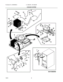 05 - Cooling System parts for Electrolux Ice Maker UL15IM20RS0 from AppliancePartsPros.com
