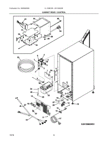 04 - Cabinet Rear / Control parts for Electrolux Ice Maker UL15IM20RS1 from AppliancePartsPros.com