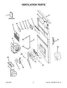 02 - Ventilation Parts parts for Whirlpool Hood UXD8630DYS1 from AppliancePartsPros.com
