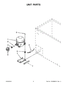 04 - Unit Parts parts for Whirlpool Freezer WC15001Q00 from AppliancePartsPros.com