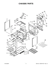 03 - Chassis Parts parts for Whirlpool Range WEC530H0DB0 from AppliancePartsPros.com