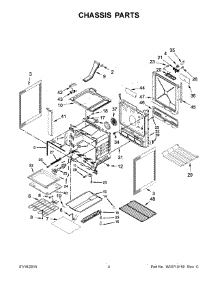 03 - Chassis Parts parts for Whirlpool Range WEE730H0DB0 from AppliancePartsPros.com