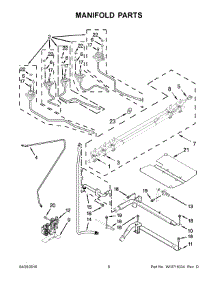 04 - Manifold Parts parts for Whirlpool Range WEG730H0DS0 from AppliancePartsPros.com