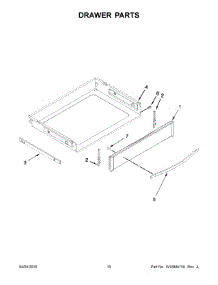 06 - Drawer Parts parts for Whirlpool Range WEG745H0FE0 from AppliancePartsPros.com