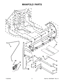 04 - Manifold Parts parts for Whirlpool Range WEG760H0DS0 from AppliancePartsPros.com