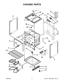 04 - Chassis Parts parts for Whirlpool Range WFC150M0EW0 from AppliancePartsPros.com