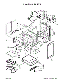 04 - Chassis Parts parts for Whirlpool Range WFE520S0FS0 from AppliancePartsPros.com