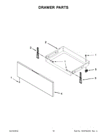 06 - Drawer Parts parts for Whirlpool Range WFE540H0AE1 from AppliancePartsPros.com