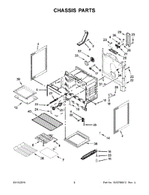 04 - Chassis Parts parts for Whirlpool Range WFE540H0EB0 from AppliancePartsPros.com