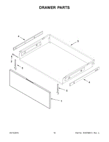06 - Drawer Parts parts for Whirlpool Range WFE540H0EW0 from AppliancePartsPros.com