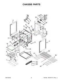 04 - Chassis Parts parts for Whirlpool Range WFE710H0AS1 from AppliancePartsPros.com