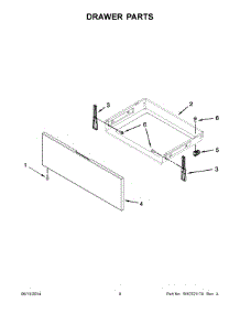 05 - Drawer Parts parts for Whirlpool Range WFE710H0AS1 from AppliancePartsPros.com
