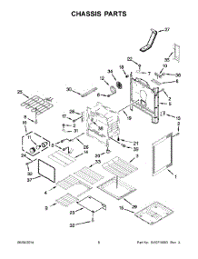 04 - Chassis Parts parts for Whirlpool Range WFE714HLAS1 from AppliancePartsPros.com