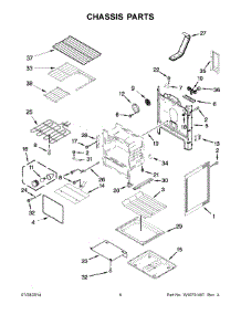04 - Chassis Parts parts for Whirlpool Range WFE720H0AS1 from AppliancePartsPros.com