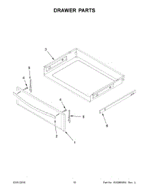 06 - Drawer Parts parts for Whirlpool Range WFE745H0FS0 from AppliancePartsPros.com