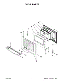 05 - Door Parts parts for Whirlpool Range WFE905C0ES0 from AppliancePartsPros.com