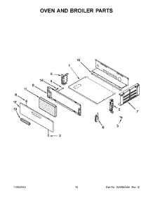 06 - Oven And Broiler Parts parts for Whirlpool Range WFG505M0BB0 from AppliancePartsPros.com