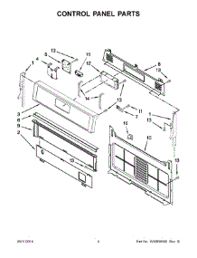 03 - Control Panel Parts parts for Whirlpool Range WFG510S0AS2 from AppliancePartsPros.com