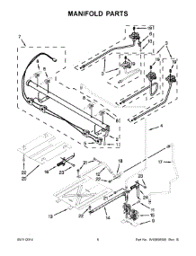 04 - Manifold Parts parts for Whirlpool Range WFG510S0AS2 from AppliancePartsPros.com