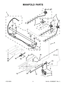 04 - Manifold Parts parts for Whirlpool Range WFG515S0ED1 from AppliancePartsPros.com