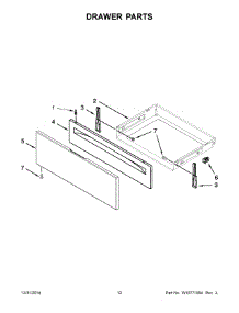 07 - Drawer Parts parts for Whirlpool Range WFG515S0ES0 from AppliancePartsPros.com
