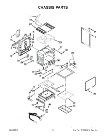 04 - Chassis Parts parts for Whirlpool Range WFG540H0AS1 from AppliancePartsPros.com