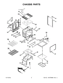 04 - Chassis Parts parts for Whirlpool Range WFG540H0AW2 from AppliancePartsPros.com
