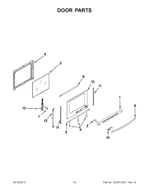 06 - Door Parts parts for Whirlpool Range WFG710H0AS1 from AppliancePartsPros.com