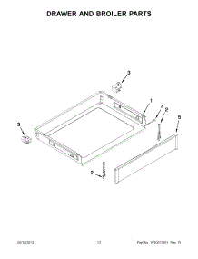 07 - Drawer And Broiler Parts parts for Whirlpool Range WFG710H0AS1 from AppliancePartsPros.com