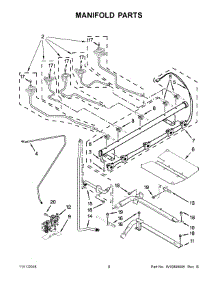05 - Manifold Parts parts for Whirlpool Range WFG715H0EE0 from AppliancePartsPros.com