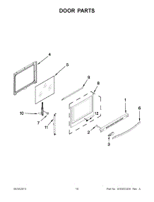 05 - Door Parts parts for Whirlpool Range WFG720H0AS1 from AppliancePartsPros.com