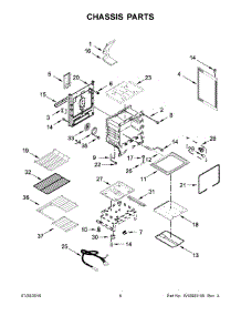 04 - Chassis Parts parts for Whirlpool Range WFG770H0FZ0 from AppliancePartsPros.com