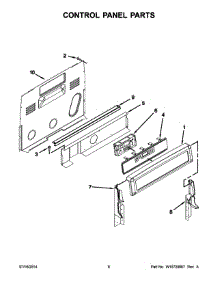 04 - Control Panel Parts parts for Whirlpool Range WFI910H0AS1 from AppliancePartsPros.com
