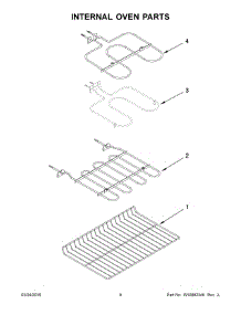 05 - Internal Oven Parts parts for Whirlpool Range WGE555S0BS03 from AppliancePartsPros.com