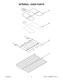 05 - Internal Oven Parts parts for Whirlpool Range WGE555S0BW01 from AppliancePartsPros.com