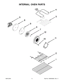 05 - Internal Oven Parts parts for Whirlpool Range WGE755C0BE00 from AppliancePartsPros.com