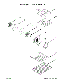 05 - Internal Oven Parts parts for Whirlpool Range WGE755C0BS02 from AppliancePartsPros.com