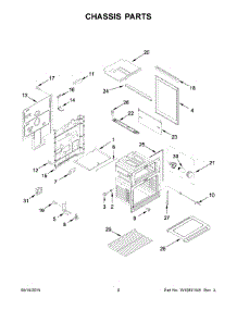 05 - Chassis Parts parts for Whirlpool Range WGG555S0BB04 from AppliancePartsPros.com
