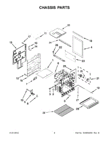 05 - Chassis Parts parts for Whirlpool Range WGG555S0BW00 from AppliancePartsPros.com