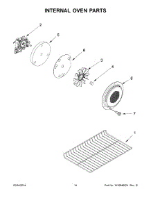08 - Internal Oven Parts parts for Whirlpool Range WGG755S0BE01 from AppliancePartsPros.com