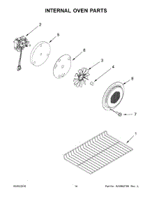 08 - Internal Oven Parts parts for Whirlpool Range WGG755S0BH07 from AppliancePartsPros.com