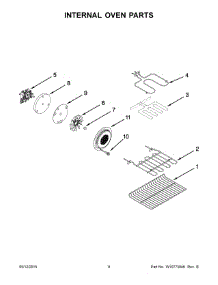 05 - Internal Oven Parts parts for Whirlpool Range WGI925C0BS01 from AppliancePartsPros.com