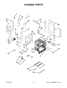 04 - Chassis Parts parts for Whirlpool Range WGI925C0BS02 from AppliancePartsPros.com