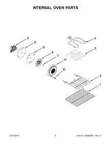 05 - Internal Oven Parts parts for Whirlpool Range WGI925C0BS02 from AppliancePartsPros.com
