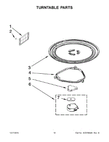 06 - Turntable Parts parts for Whirlpool Microwave WMH31017AD3 from AppliancePartsPros.com