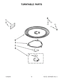 06 - Turntable Parts parts for Whirlpool Microwave WMH31017AW2 from AppliancePartsPros.com