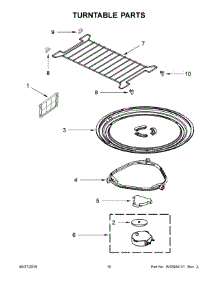 06 - Turntable Parts parts for Whirlpool Microwave WMH32519FW0 from AppliancePartsPros.com