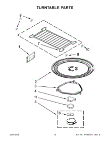 06 - Turntable Parts parts for Whirlpool Microwave WMH53520CE0 from AppliancePartsPros.com