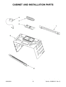 07 - Cabinet And Installation Parts parts for Whirlpool Microwave WMH53520CS0 from AppliancePartsPros.com