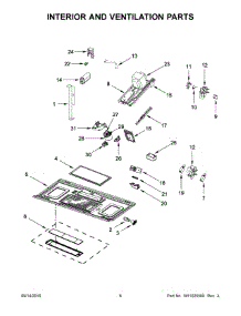 04 - Interior And Ventilation Parts parts for Whirlpool Microwave WMH53520CS4 from AppliancePartsPros.com